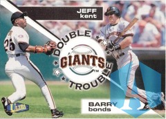 1998 Fleer Ultra Barry Bonds / Jeff Kent Double Trouble #14 of 20DT